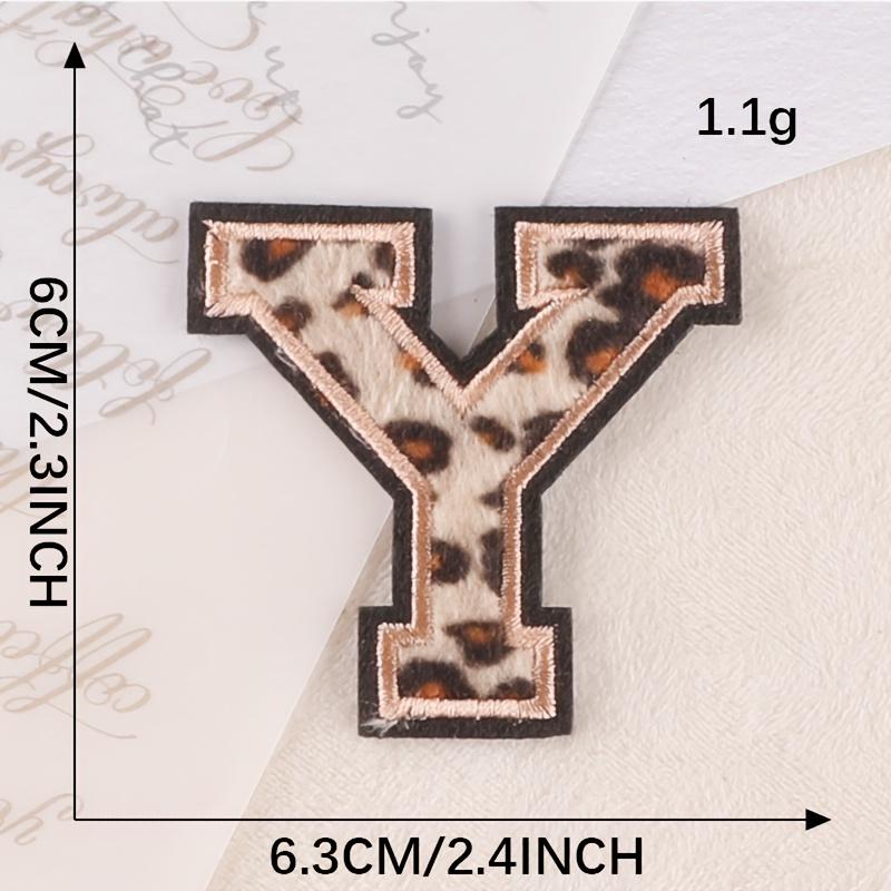 3pcs Flannel Iron-On Letter Patches, Embroidered Letter Patches, Suitable for Clothing, Dresses, Hats, Jeans, Shoes, Bags, DIY Materials