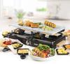 Appareil a raclette - DOMO - DO9262G - 8 personnes - Pierre a cuire - Gril - 1400 W