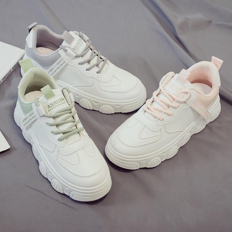 Spring new women's new sports shoes versatile little white shoes student