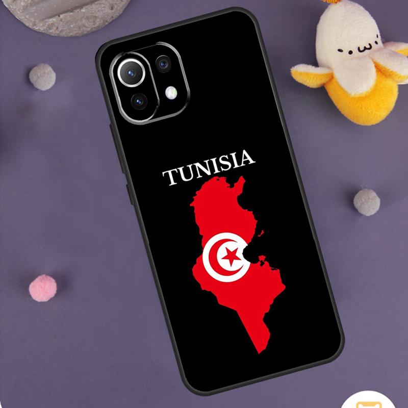Tunisia Flag Map Case For Xiaomi 13T 12T 11T Pro 13 14 Ultra 12 Lite POCO X6 M6 F5 F6 Pro X5 X3 F3 M5s Cover