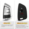 KEYYOU Silicone Key Case Cover For BMW 525li F15 F16 F48 F85 G30 G11 M 2018 X1 X3 X4 X5 X6 35i 50i Keyless Fob Shell Protector