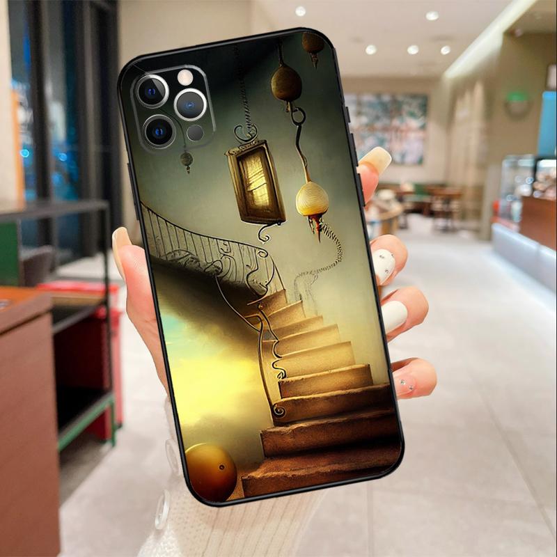 

Salvador Dali Art Phone Case For iPhone 17 Air 16 14 13 11 15 Pro Max mini 15 16 Plus 16e Protective Cover iPhone 13 mini