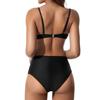 Pantaloncini da Surf Lunghi da Donna Bikini a Vita Alta Sexy Push Up Costume da Bagno Pezzo Unico Top da Bagno per Donne con Ferretto