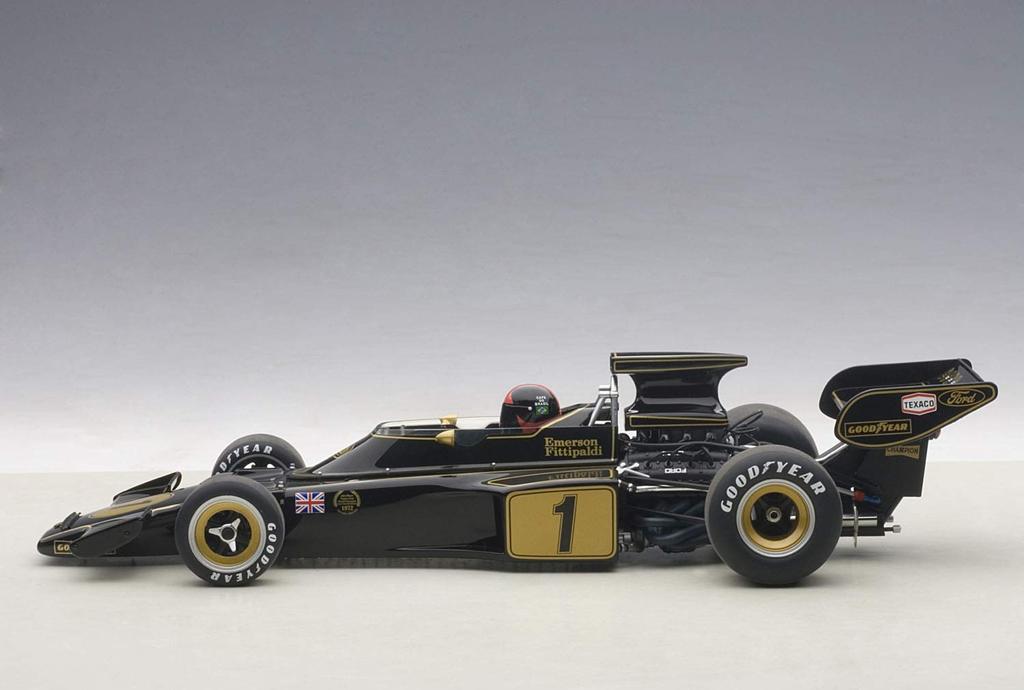 AUTOart Lotus 72E 1973 Emerson Fittipaldi Driver 1/18 #1 (with Figure)