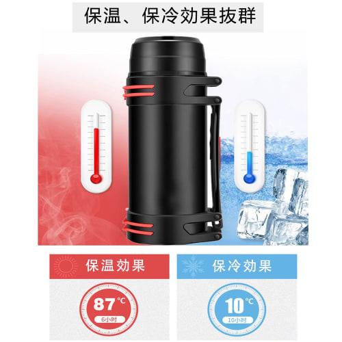 3-Liter Vacuum Insulated Stainless Steel Water Bottle with Cup, Thermos Flask, Large Capacity, Keeps Drinks Hot or Cold, Direct Drinking, Outdoor Use,
