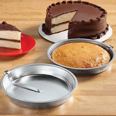 Teglia Rotonda in Acciaio Inossidabile Antiaderente Facile da Sformare Stampo da Forno per Torte Fai-da-Te Resistente al Calore Stampo da Forno per Cottura Casalinga Regali da Cucina