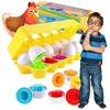 Eggs For Play Montessori Puzzle Match Shapes And Colors Sorter Puzzle