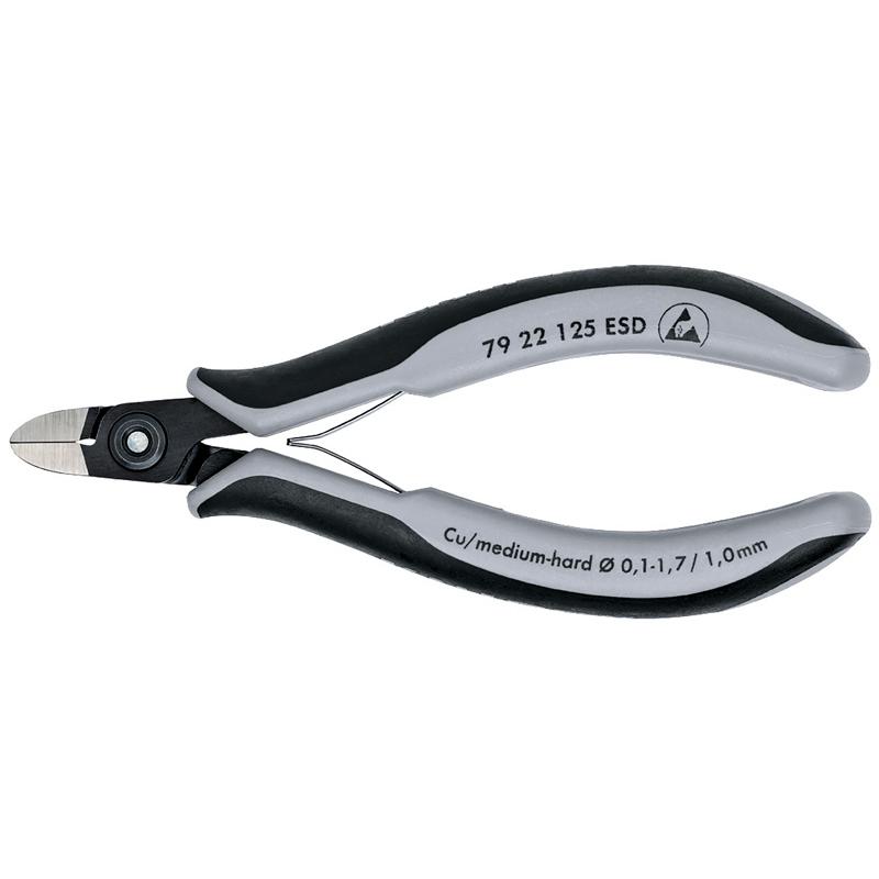 

Side Cutters Knipex Kn-7922125esd Precision Esd Rounded Head 125 Mm