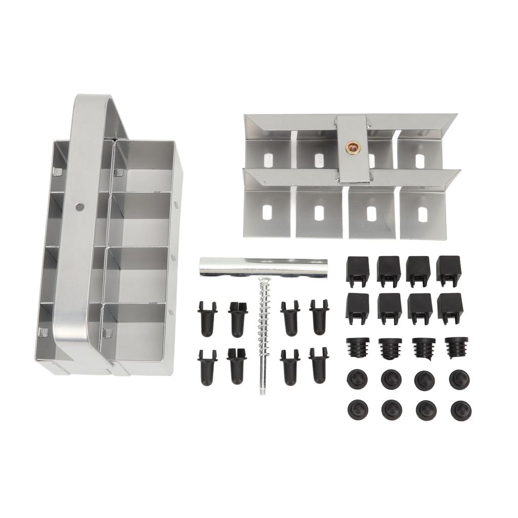 Soil Blocker with Comfortable Handle Manual 8 Cell Soil Block Maker for Seed Starting Germination