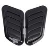 2pcs Hood Air Vent Scoop Cover Universal Bonnet Air Intake Trim Cover for Car RVs SUVs Trucks Black