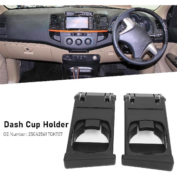 

Akozon 2-Piece Dashboard Cup Holder 25042561 TGK707 - Stylish and Multipurpose Cup Holder for Vigo from 2005-2015
