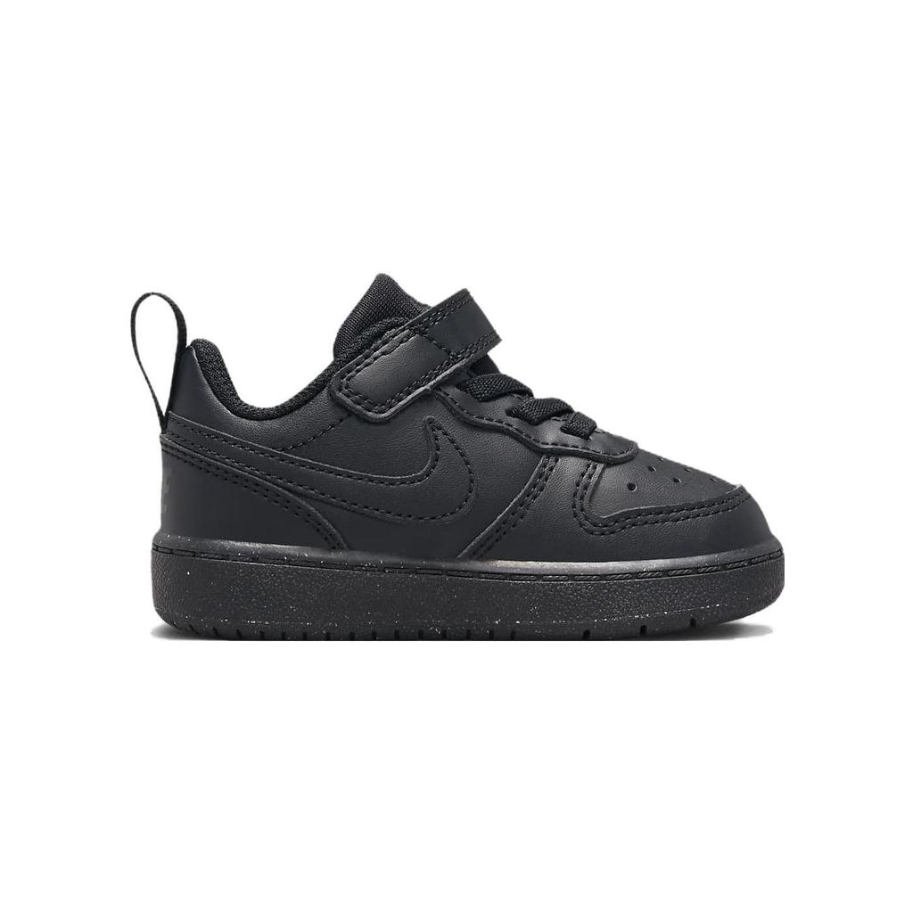 Nike Court Borough Low Recraft TD Triple Black Baby Sneakers DV5458-002