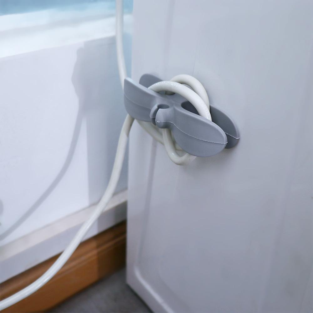 Anti-winding Smart Kitchen Appliance Self-Adhesive Cord Wrapper Cable Winder Wire Fixer Clip