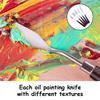 11x/Set Painting Palette Knife Tool Scrapers Knife Painting Tool Painting Spatula Set for Canvas Rock Acrylic Painting