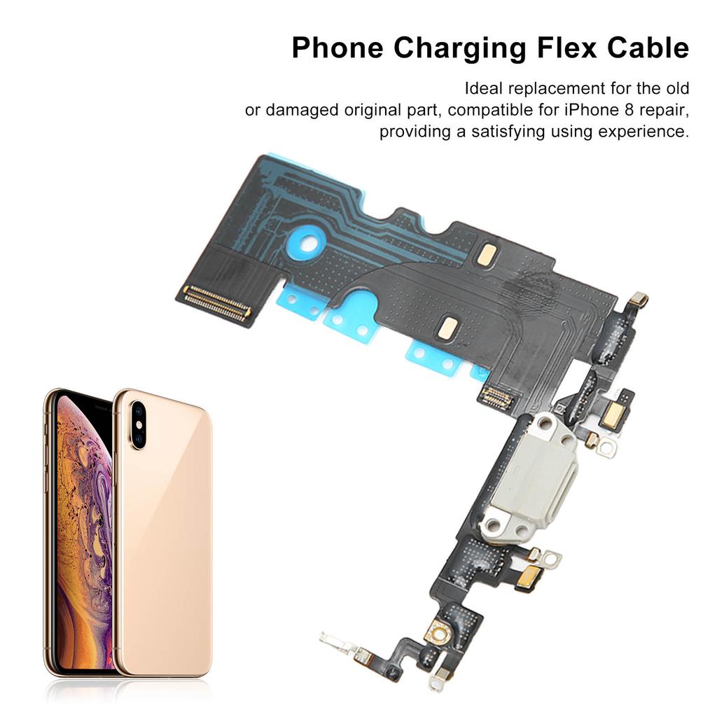 USB Charging Cable Phone Charging Port Connector Cable Replacement for 8 Repair