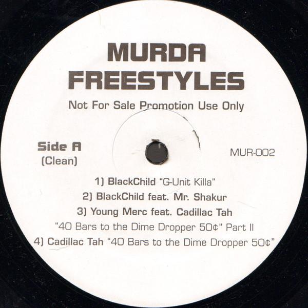 

12inch Record VARIOUS - Murda Freestyles MUR002 Not On Label 2002 US Rap & Hip-Hop/R&B Used