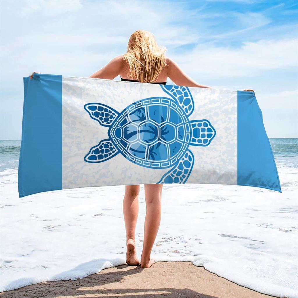 Superfine Fiber Square Beach Towel With 3d Digital Print For Beach Vacation Use