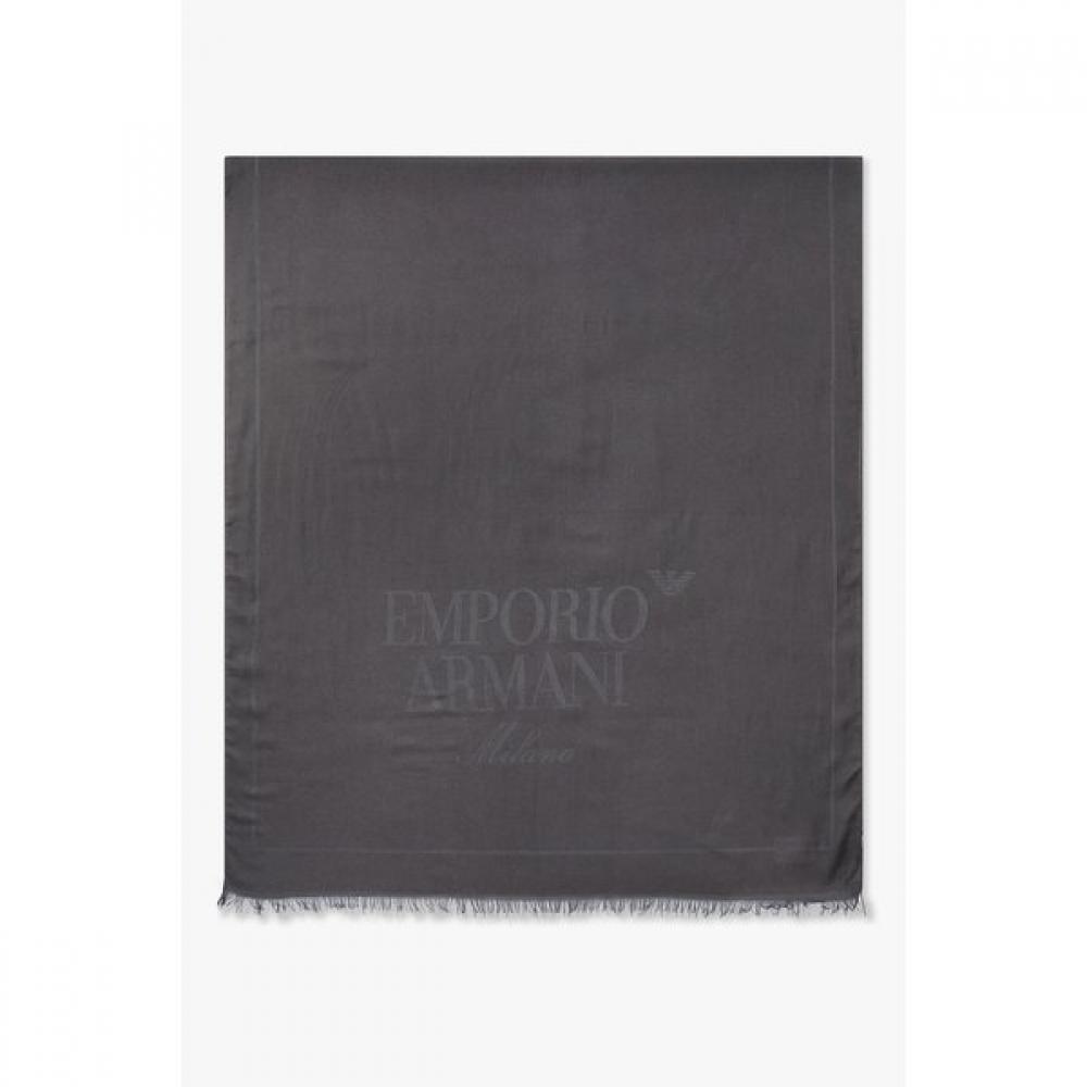 Emporio Armani Men Logo Jacquard Rayon Stole A516153003