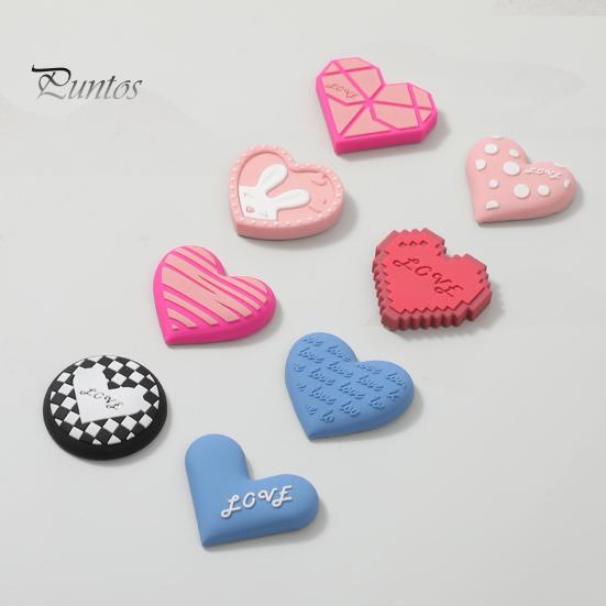 Whiteboard Magnets 4Pcs Fridge Three-dimensional Heart-shaped Creative Styling Strong Adsorption Multiple Use Refrigerator Stickers Home Decor Lovely