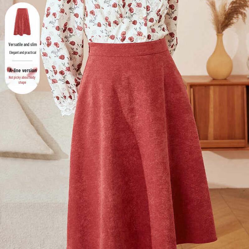 JESSIE High-Waisted Mid-Length Skirt DMFFX288 S