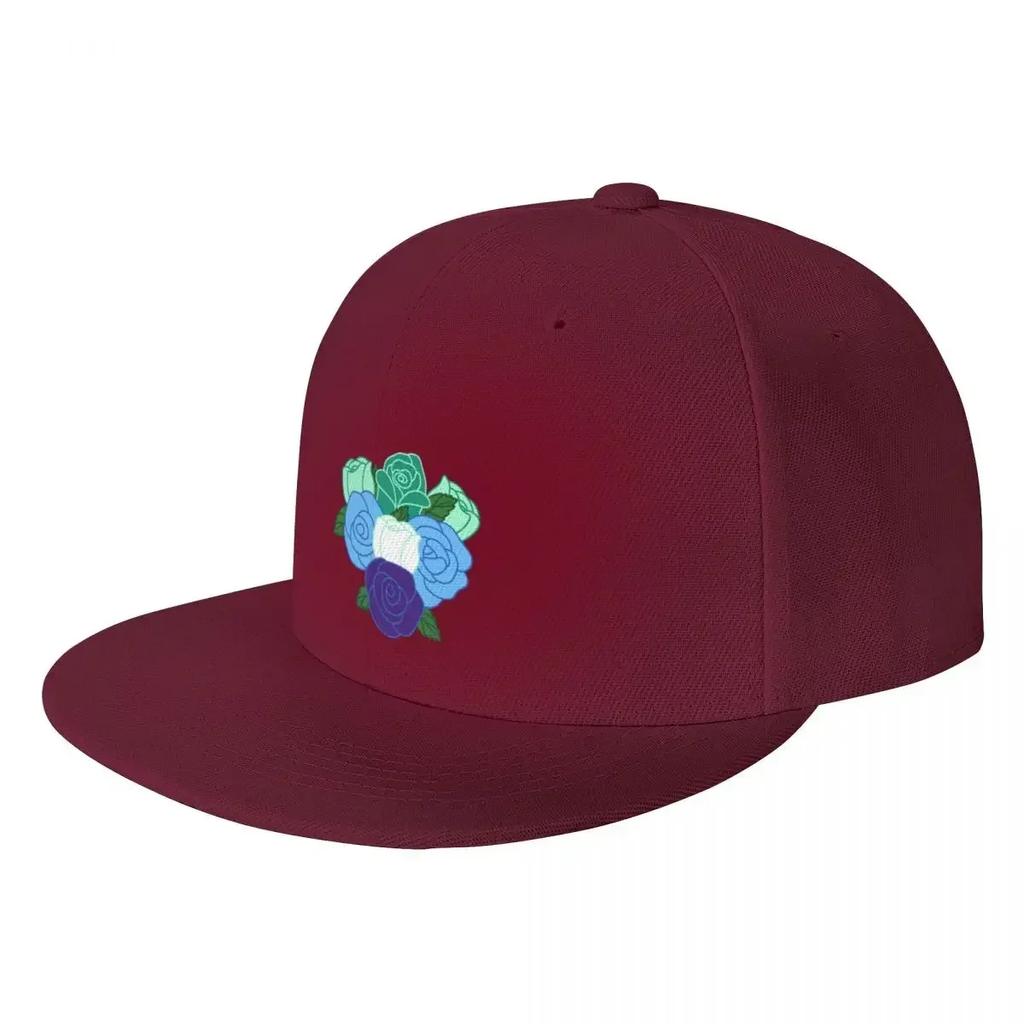 Subtle Gay Unisex Pride Roses Baseball Cap dad hat hiking hat For Girls Unisexs