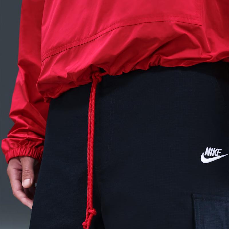 Nike Letter Loose Hooded Long Sleeve Jacket Men jackets IH7118-657