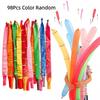 98pz Palloncino Razzo Giocattolo Volante Squeaking Colore Misto Giochi Attività all'Aperto Palloncino in Lattice Decorazione Festa di Matrimonio Festiva