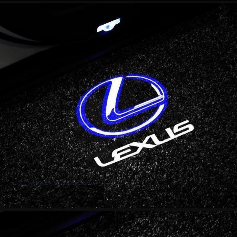 2pcs HD Car Door Welcome Light Logo Emblem Projector Lamps For Lexus GS IS LS500h ES260 ES300h RX350h NX260 UX260 LM LC RZ450e