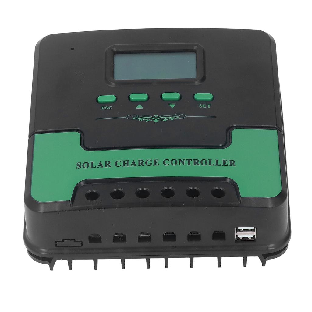 MPPT Solar Charge Controller 12V 24V Automatic Identification LCD Panel Regulator Intelligent Lighting Battery Charging