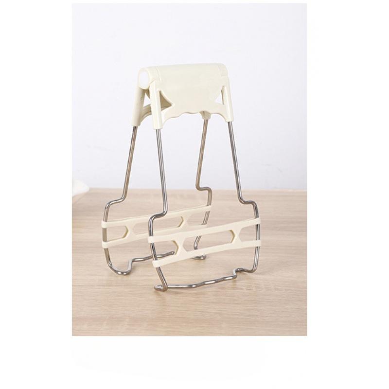 

Kitchen Silicone Anti-slip and Anti-scalding Plate Pick Bowl Pick Plate Pick Stainless Steel Plate Pick белый