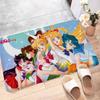 Hot Anime S-Sailor M-Moon Floor Mat Rectangle Anti-slip Home Soft Badmat Front Door Indoor Outdoor Mat Hotel Decor Mat