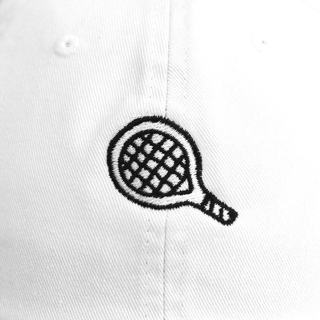 Inbol Tennis Racket White Ball Cap