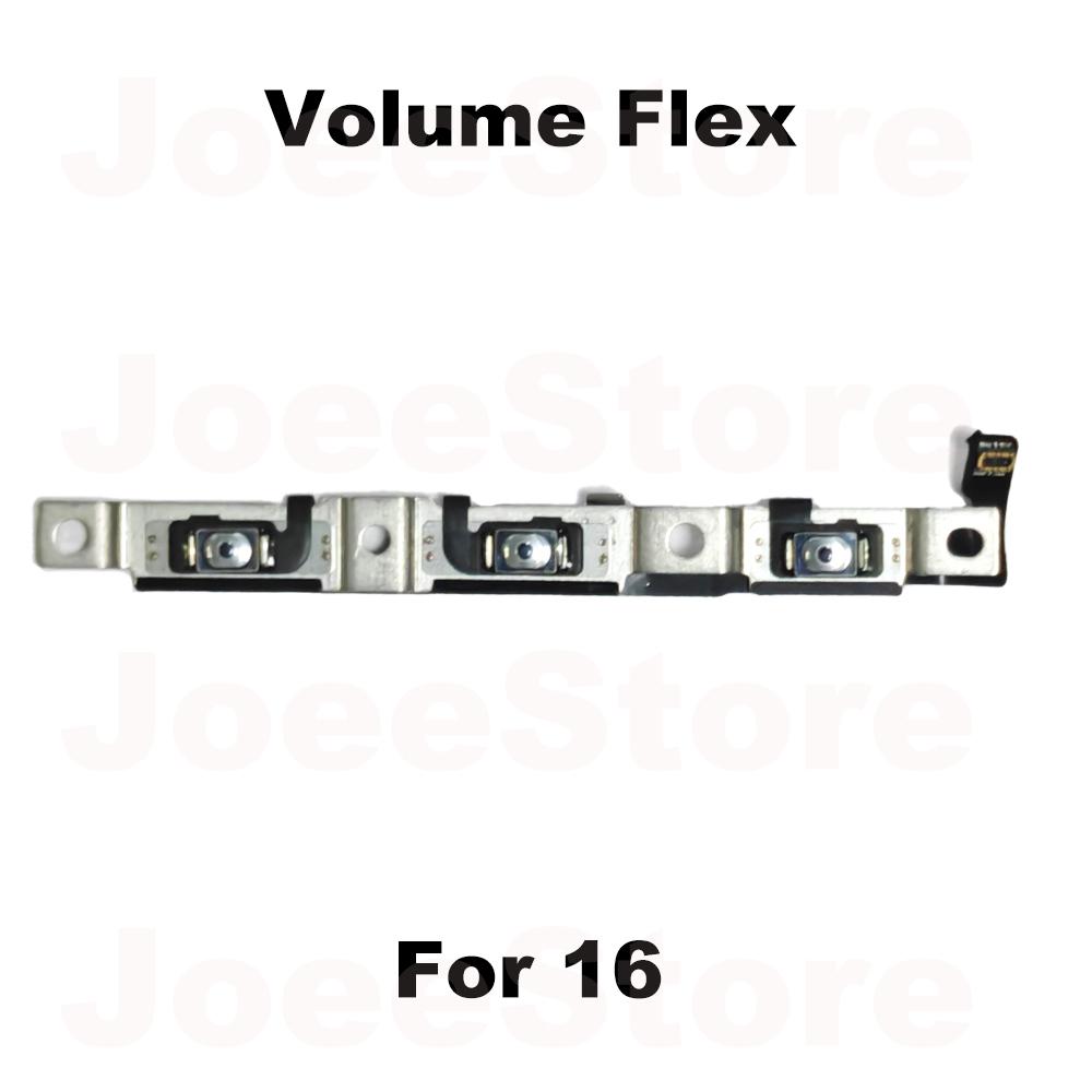 1pcs Power Volume Button Mute Switch Flex Cable for iPhone 15 16 Pro Max Plus Volume Button Control Cable Repair Part
