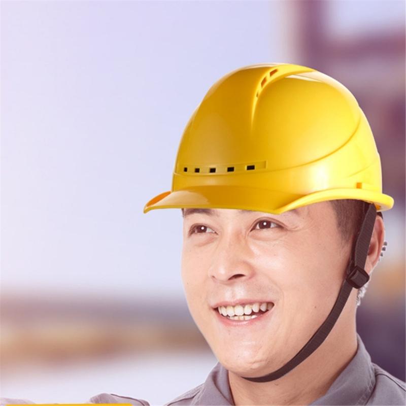 Adjustable Safety Helmets High Strength Railway Rechargeable Protective Helmets for Use In Heat Intensive Jobs