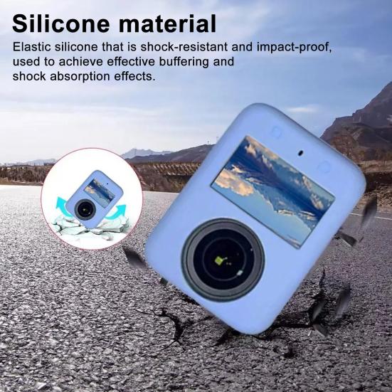Silicone Protective Case for DJI Osmo 360 Waterproof Shockproof Action Camera Protector Cover Sleeve Shell Sports Camera Accessories