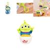Disney Toy Story Alien Plush Doll Pendant Doughnut Hamburger Keychain Kid Gift