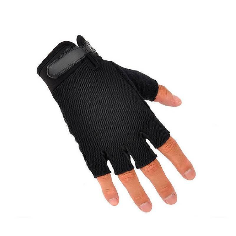 Duurzame Gebreide Halfvingerhandschoenen Voor Buitenavonturen En Sportbescherming