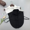 New Floral Embroidered Fake Collar for Sweater Autumn Versatile Neckwear Decoration Half Shirt Detachable Fake Collar