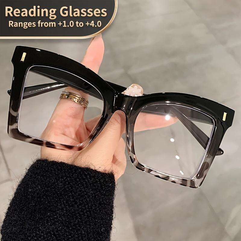 1-Pair ShowCute Reading Glasses - Vintage Cat-Eye Magnifying Glasses with +1.00 to +4.00 Prescription, Green-Tinted Frames