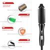 US Plug Hair Curling Iron Anti Scald Handle Hot Air Brush Hair Styling Tools  For Women