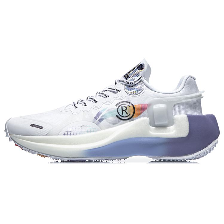 

Новые кроссовки LiNing с амортизацией, противоскользящие и износостойкие, легкие, с низким верхом, для бега, мужские, бело-синие ARHR041-6 44