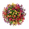 16Pcs Simulated Flowers Realistic Artificial Plants Home Decoration Faux Bouquet Indoor Outdoor Garden Balcony Terrace Decor