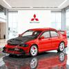 1/24 Mitsubishi Lancer Evolution IX EVO Modified Car Alloy Car Model Sound and Light Children's Toy Collectibles Birthday Gift