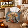 1pc Cozy Autumn Fall Tissue Box with Cat Umbrella Rain-Decoration Napkin Storage Organizer for Kitchen,Car,Elegant Decorative Box,Purpose for Living R