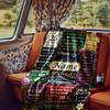 Happy Birthday Celebration Blanket Personalized Name Soft Comfortable Stylish Blanket Car Blanket Perfect For Travel Camping Outdoor Home Suitable For
