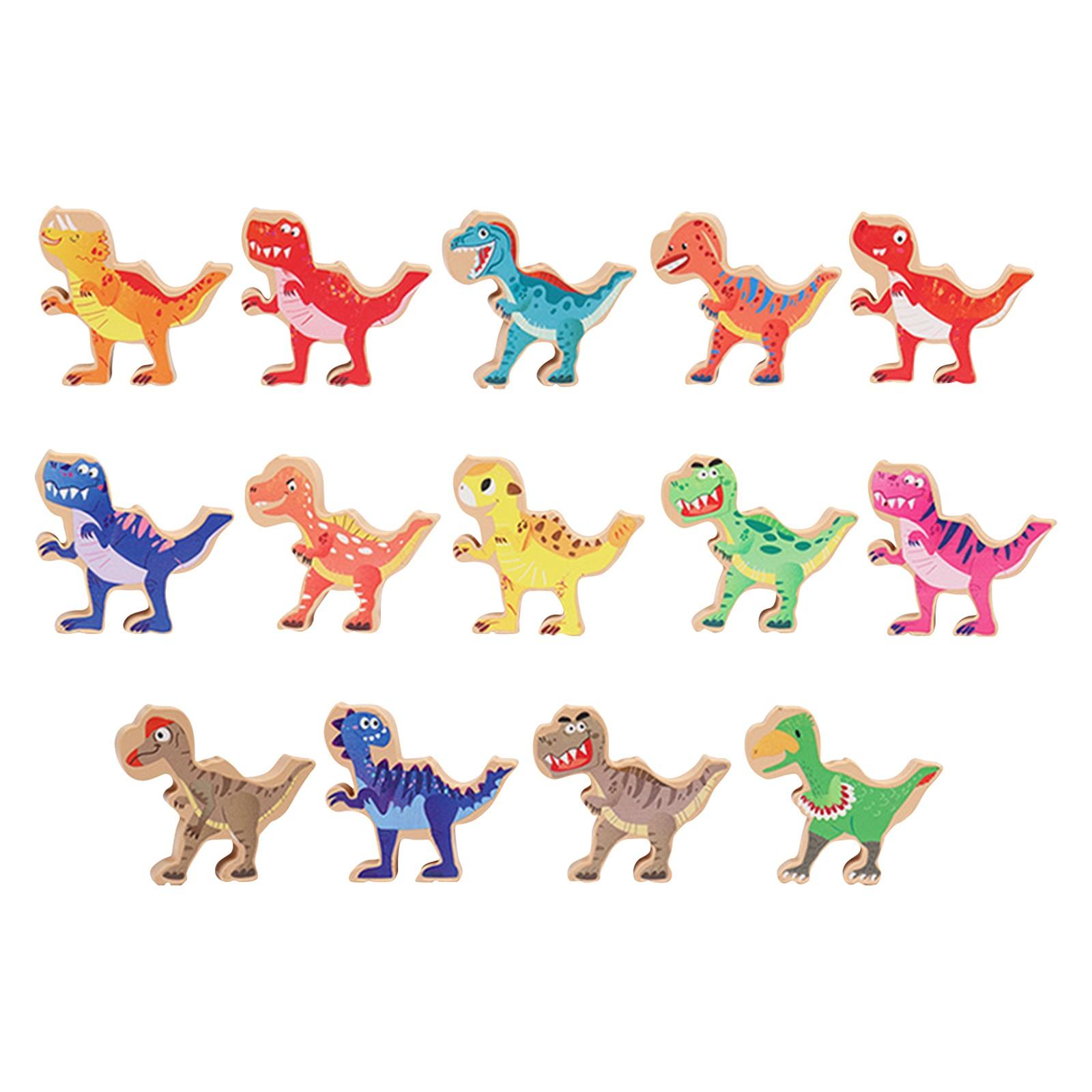 

Деревянная игрушка-стопка, игра-стопка от 2, 3, 4, 5 лет, деревянная игрушка-динозавр, игрушка для детей от 3, 4, 5 лет, подарок для мальчиков и девочек One Size