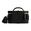 Coach Trail 15 Metal Hardware Ring Zipper Chain Detail Glove Tanned Leather Handbag Mini Women's Black