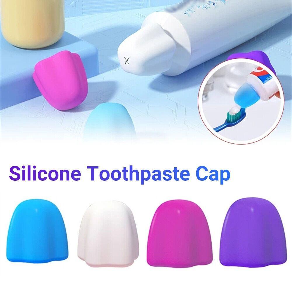 High Quality Silicone Self Closing Toothpaste Cap Dust Bathroom Product Self-sealing Squeezer Cleaning Toothpaste Pump Dispenser