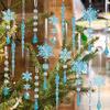 18-Piece Clear Acrylic Icicle and Snowflake Christmas Ornaments Set