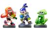 amiibo Splatoon complete set of 3 types: Girl, Boy, Squid